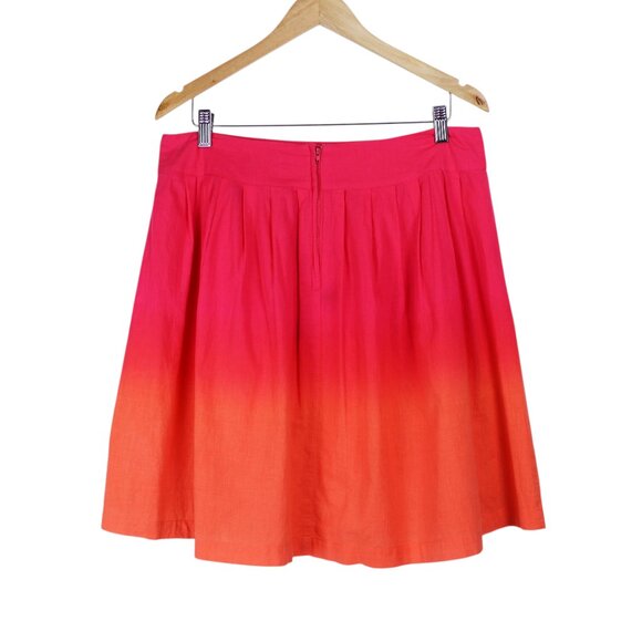 Jessica Pleated Ombre Circle Mini Skirt - Picture 3 of 15